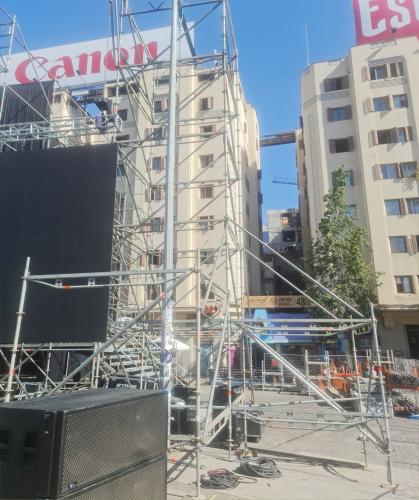 La Novena en Plaza Italia